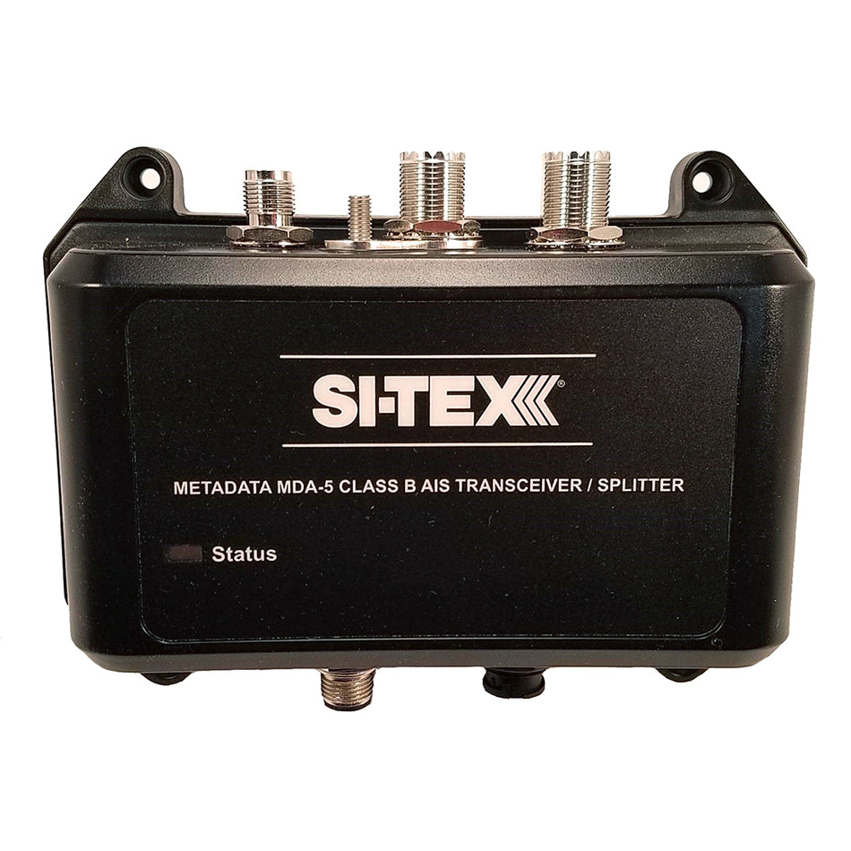 Transceptor AIS SOTDMA de clase B de alta potencia de 5 W SI-TEX MDA-5H con divisor de antena integrado (sin Wi-Fi) [MDA-5H]