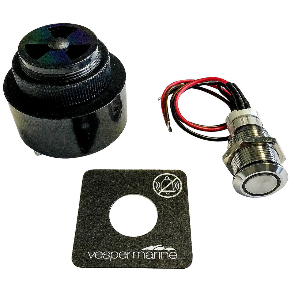 Kit de interruptor de silenciamiento de alarma smartAIS externo Vesper para WatchMate XB-8000 [010-13274-10]