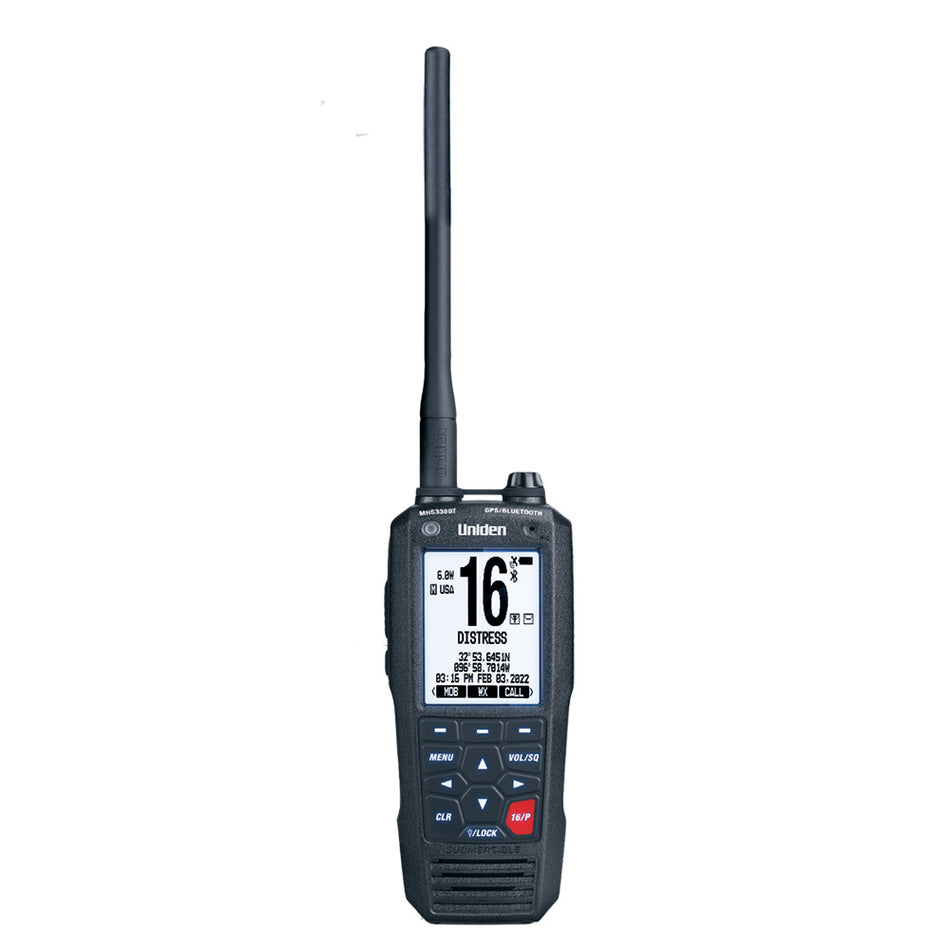 Radio marina Uniden MHS338BT VHF con GPS Bluetooth [MHS338BT]