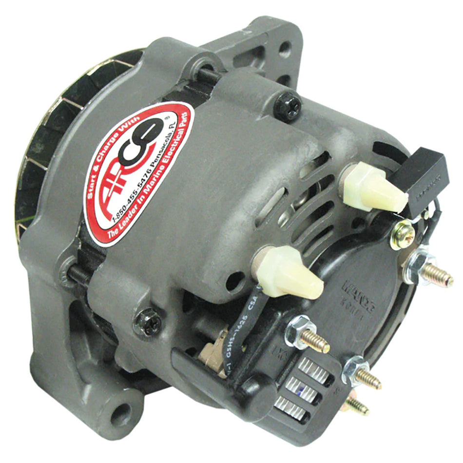 Alternador interno de repuesto premium ARCO Marine con polea de ranura única - 12 V 55 A [60125]