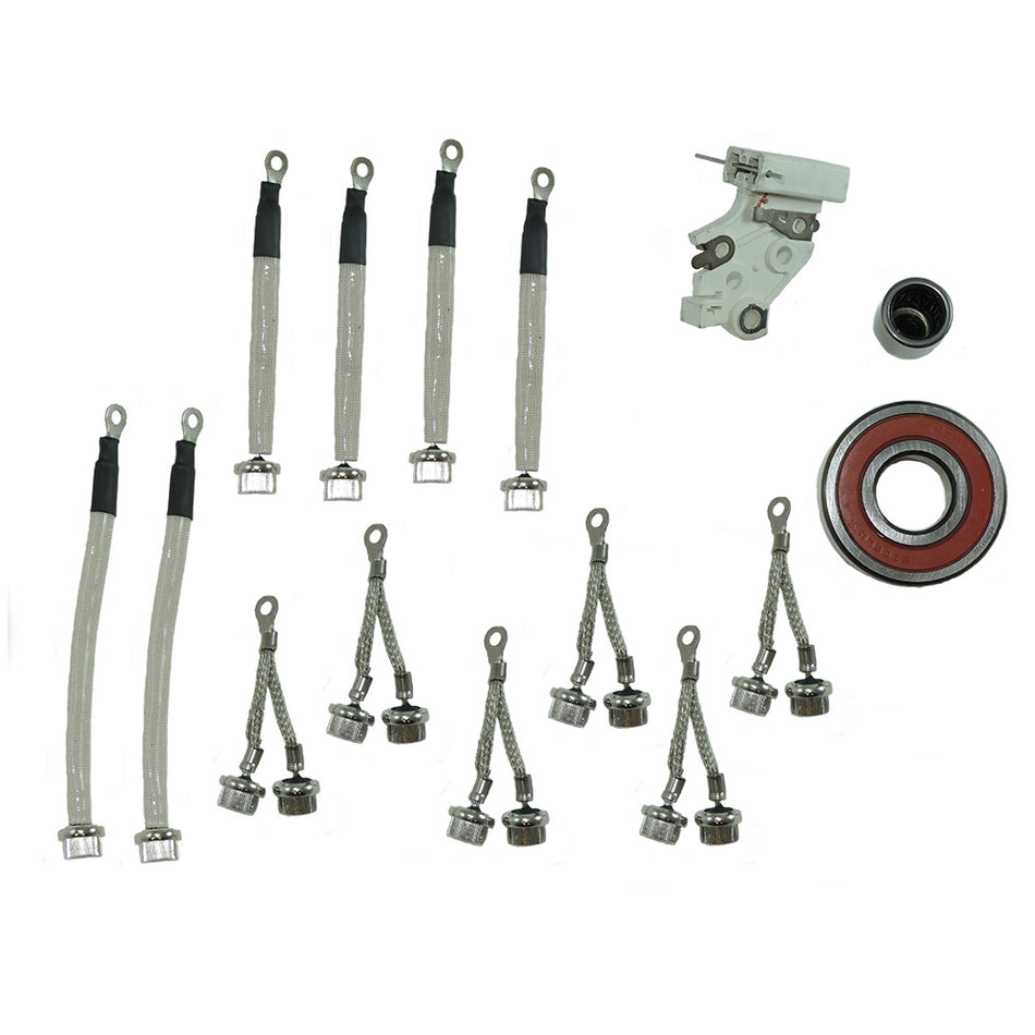 Kit de reparación Balmar Offshore Serie 95 12/24 V Incluye cojinetes, escobillas, diodo positivo/negativo [7095]