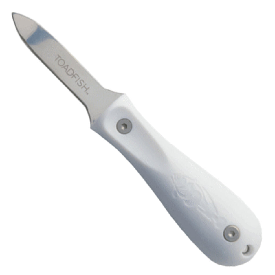 Cuchillo para ostras Toadfish Professional Edition, color blanco [1005]