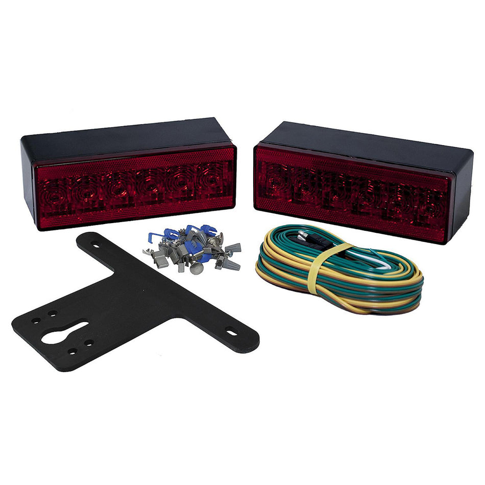 Kit de luces LED sumergibles de perfil bajo para remolques Attwood [14064-7]