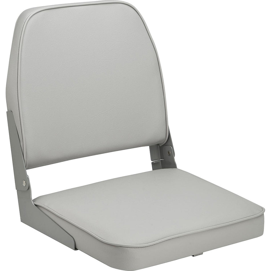 Asiento abatible acolchado con respaldo bajo Swivl-Eze de Attwood, gris [98395GY]