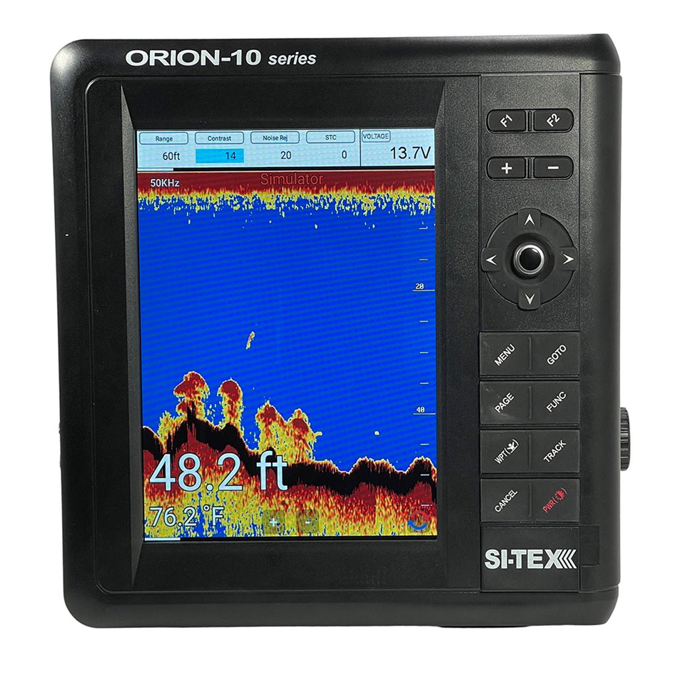 SI-TEX 10" Chartplotter/Sounder Combo w/Internal GPS  C-MAP 4D Card [ORIONCF]