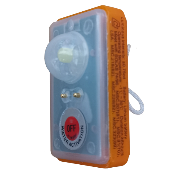 Lifejacket Light - SOLAS / MED / Transport Canada Approved - Auto-Activated LED Safety Light