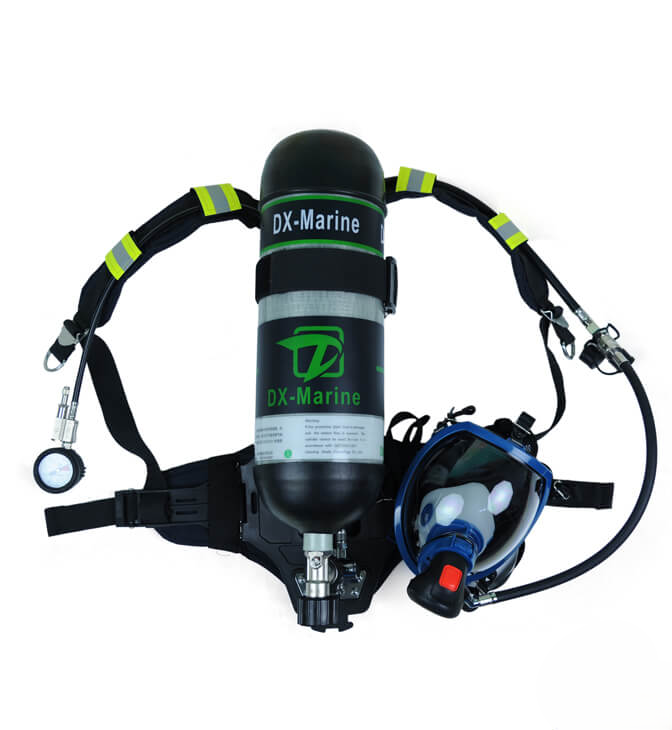 SCBA Self-contained Breathing Apparatus - Carbon Fiber 6.8L, SOLAS / MED / Transport Canada Approved